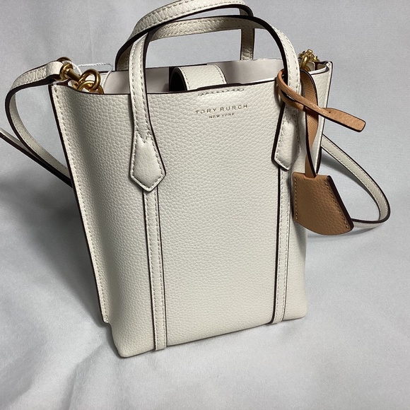 Tory Burch Handbags - Tory Burch Mini Perry Leather Tote Bag Crossbody Bag NWT